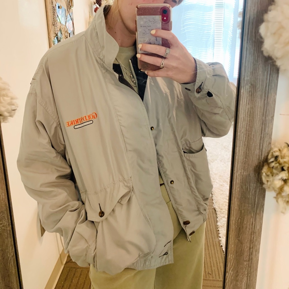 Vintage Puffer Bomber Jacket